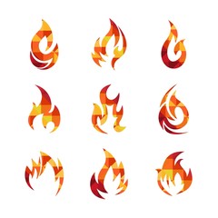 Fire Icon Template