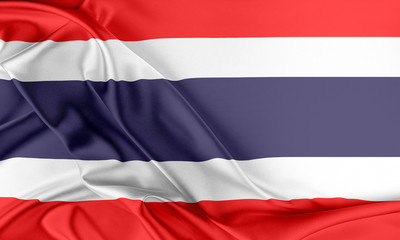 Thailand Flag. 