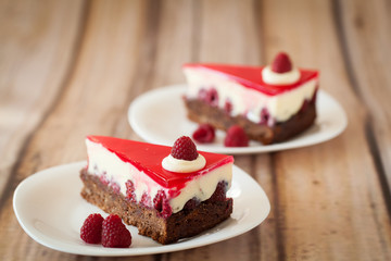 Raspberry cheesecake