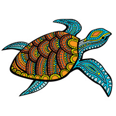 Fototapeta premium Stylized turtle. 