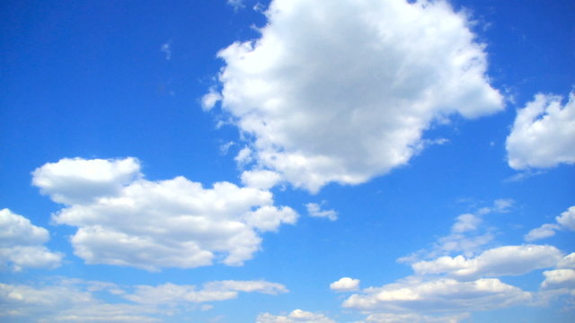 fast floating clouds