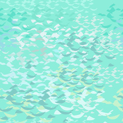 Abstract turquoise pattern simulating sea surface.