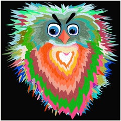 Cute cartoon Owl.