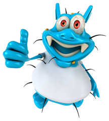 Germ with a white tshirt