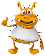 Germ with a white tshirt