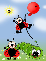 Wohin willst du Marienkäfer