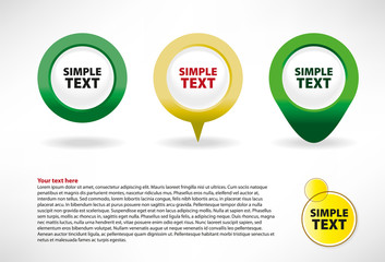 The abstract template for the text and illustrations