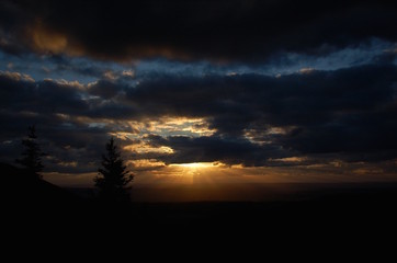 Coucher de soleil