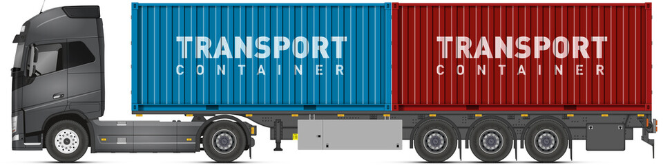 Camion + container V1 © Norman75