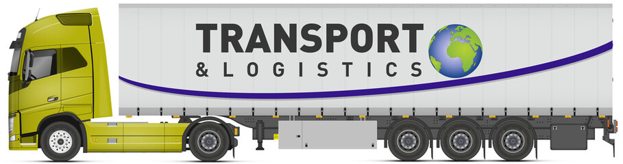 Camion + remorque bâche V5 © Norman75