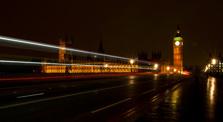 Fototapeta na wymiar Parliament by NIght