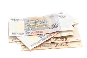Money Russian banknotes