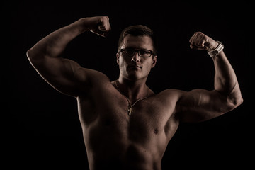 Fototapeta premium Strong athletic man