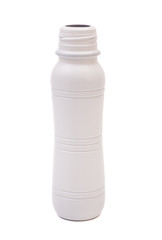 Biotic Yogurt Drink Bottle Isolated On White Background