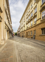 Fototapeta na wymiar Kraków uliczka