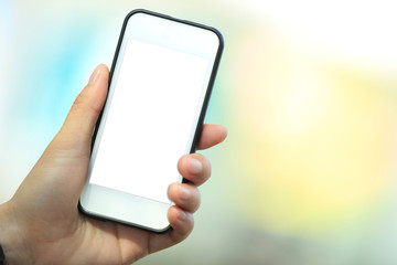 hand use skateboarder use smart phone in city