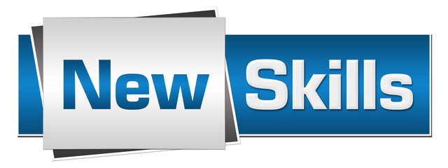 New Skills Blue Grey Horizontal 