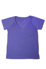 Woman's blue t-shirt