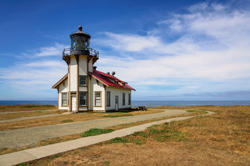 Fototapeta na wymiar Lighthouse Point Cabrillo, California 