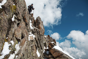 Trans-Ili Alatau mountains. On the way to Big Almaty peak.