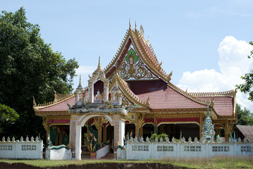 Local temple in a small village in Laos