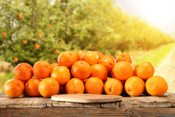 Fototapeta na wymiar orange fruits 