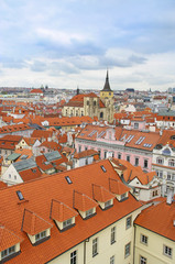 Fototapeta na wymiar View of old town Prague
