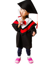 Asian Child Graduation