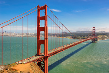 Golden Gate Bridge in San Francisco, California.