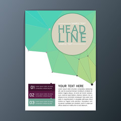 Creative modern design polygon background , Business Corporate