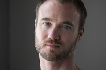 Studio portrait of a Caucasian male