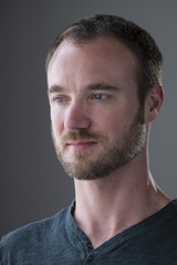 Studio portrait of a Caucasian male