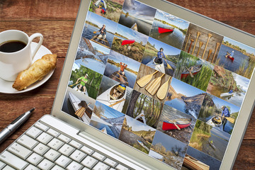 gallery of canoe paddling pictures