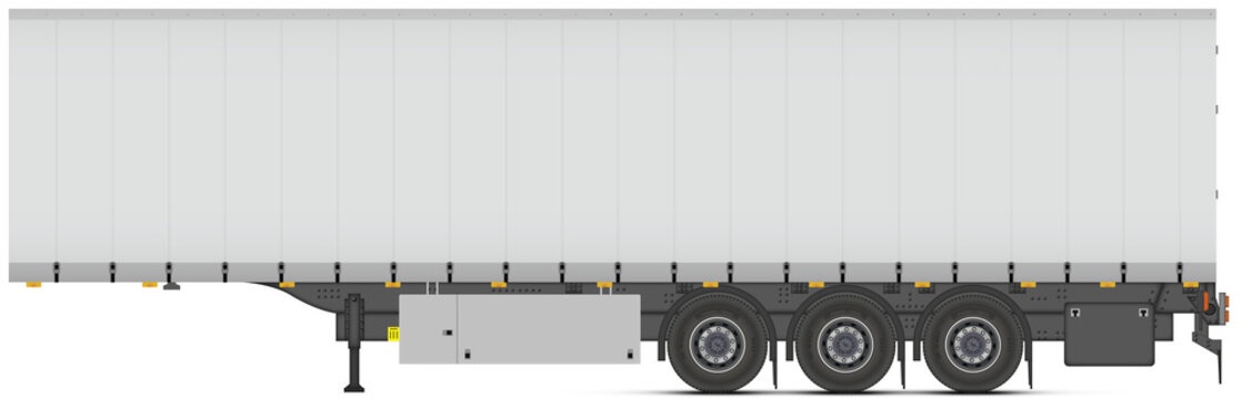 Remorque camion bache