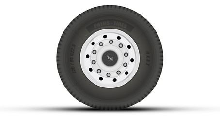 Roue avant de camion © Norman75