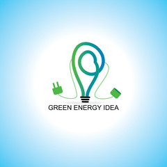 green energy concept vector illustration 