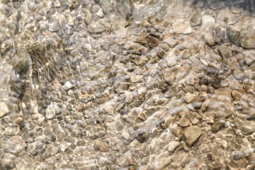 mountain river Prut closeup