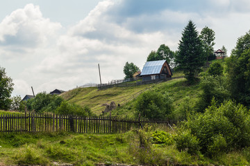 Fototapeta na wymiar Rural mountain landscape