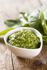 Wild garlic pesto
