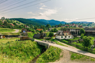 Rural mountain landscape