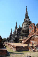 Fototapeta premium Wat Mahathat, Ayutthaya, Thailand.