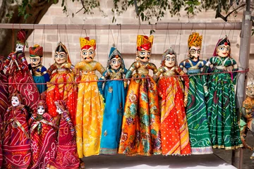 Fotobehang Rajasthan Puppets © pikoso.kz