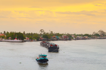 Waterway Chao Phraya on the Thailand