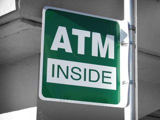 atm cash sign