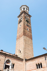 Fototapeta premium Lamberti Tower in Verona