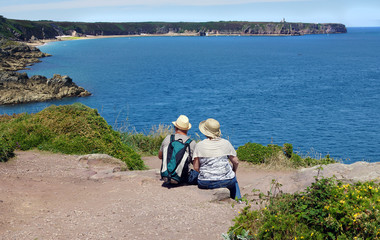 Fototapeta premium promenade au cape Fréhel
