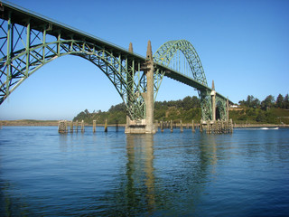 bridge over Yaquina bay