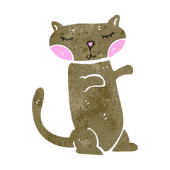 retro cartoon cat
