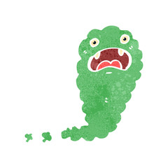 retro cartoon ghost
