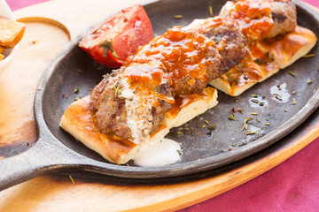 Traditional turkish meatballs
